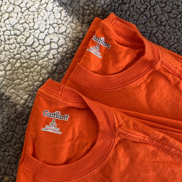 Two Carhartt Workwear Pocket Short Sleeve T-Shirt *Two - Picture 5 of 5